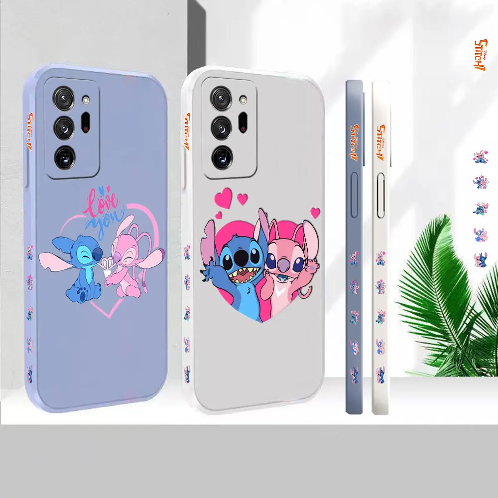 

Anime Cute Lilo Stitch Angel Couple For Samsung A50 A30 A20S A10S A10 A14 M32 M22 M12 M32 M80S Note 20 10 9 Pro Plus Lite Case