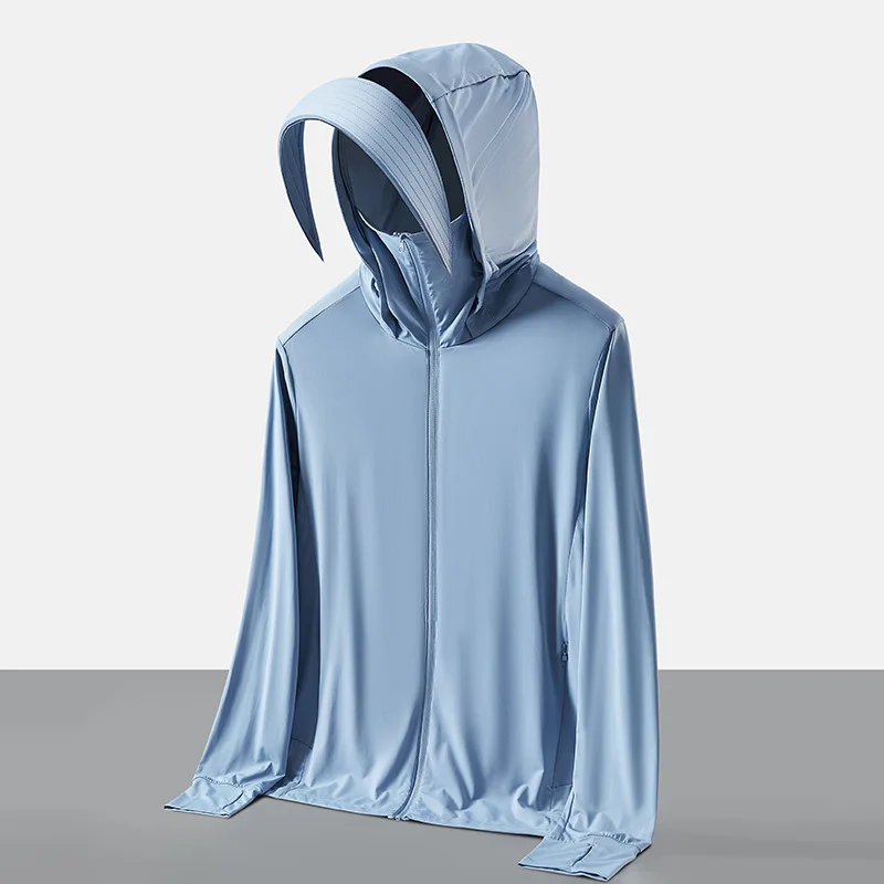 Мужская быстросохнущая рубашка с защитой от солнца UPF 50 + карманами