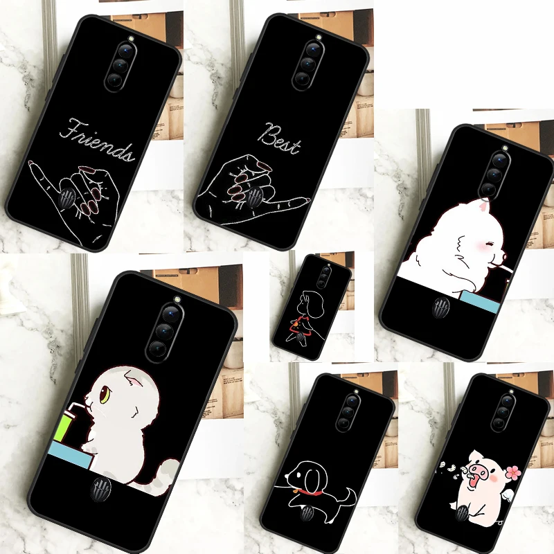 BFF Best Friends Forever Black чехол для ZTE Nubia Red Magic 9 8 8S Pro Plus RedMagic 6S 7S 6 7