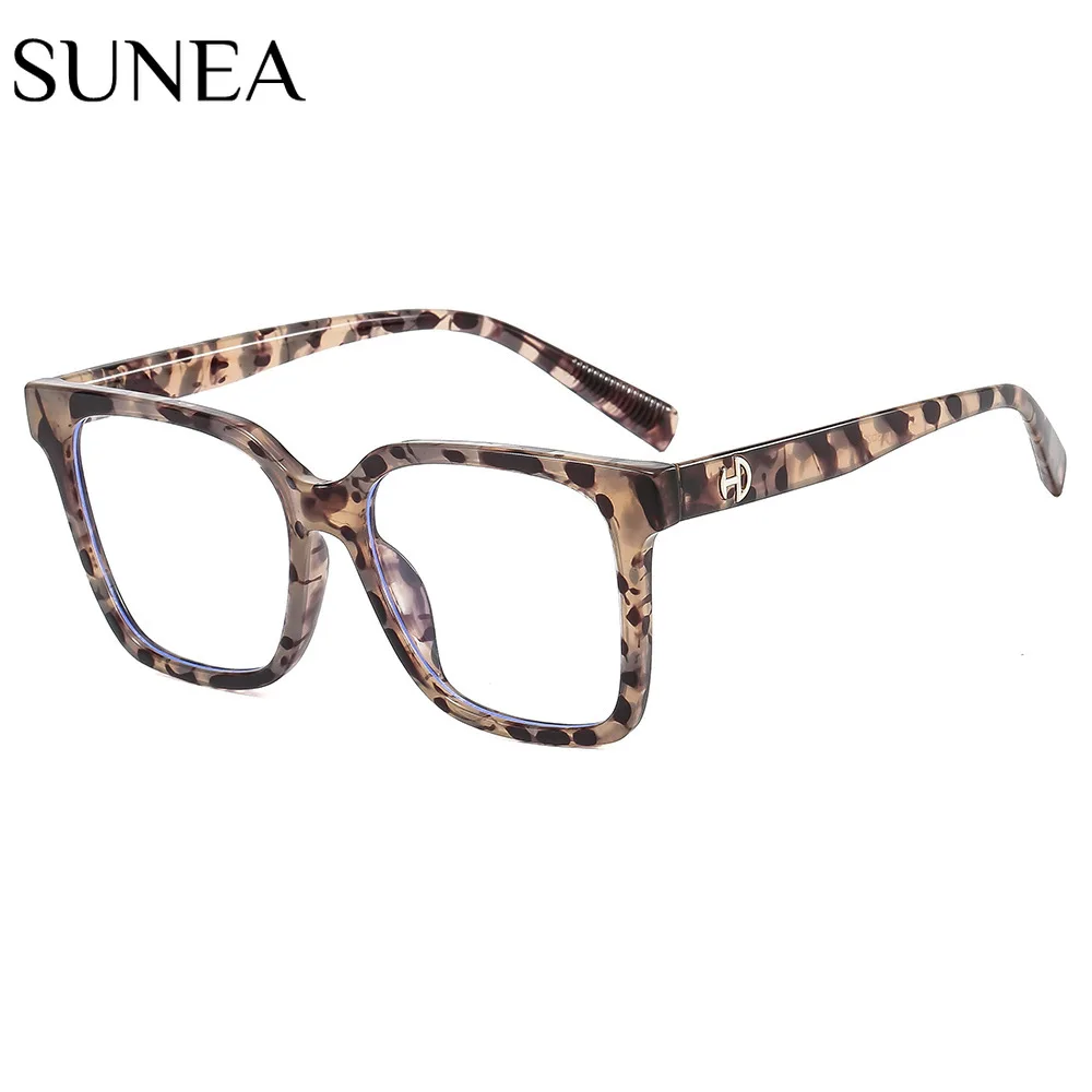 

Fashion Square Myopia Glasses Frame Women Men Clear Lens Anti Blue Glasses Optical Spectacle Goggles Female Eyeglass