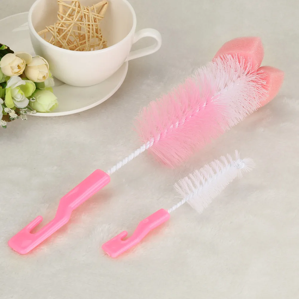 

Baby Bottle Brush Cleaner Spout Cup Glass Teapot Washing Cleaning Tool Brush Nipple Milk Bottle Cup 360 Degree Sponge Cleaner