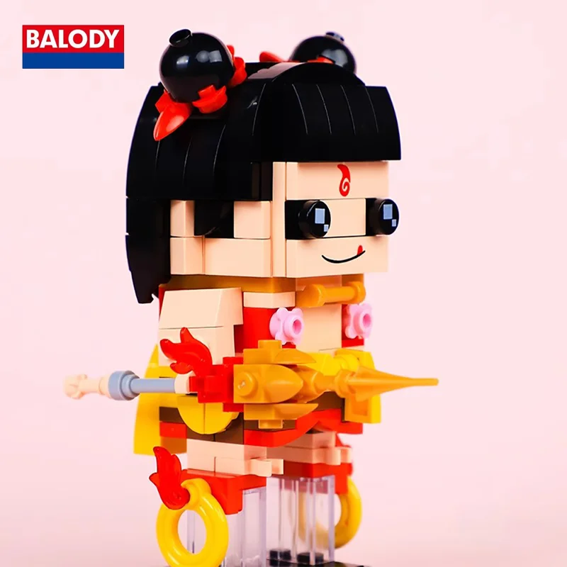 BALODY Kawaii Nezha культурная наружная головоломка блок высокое качество экшн-фигурки