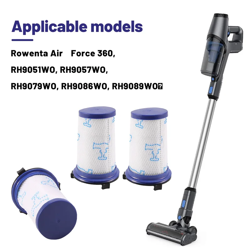 3 шт. фильтр для пылесоса ZR009001 запасные части Rowenta Air Force 360 X-Pert RH9015WO