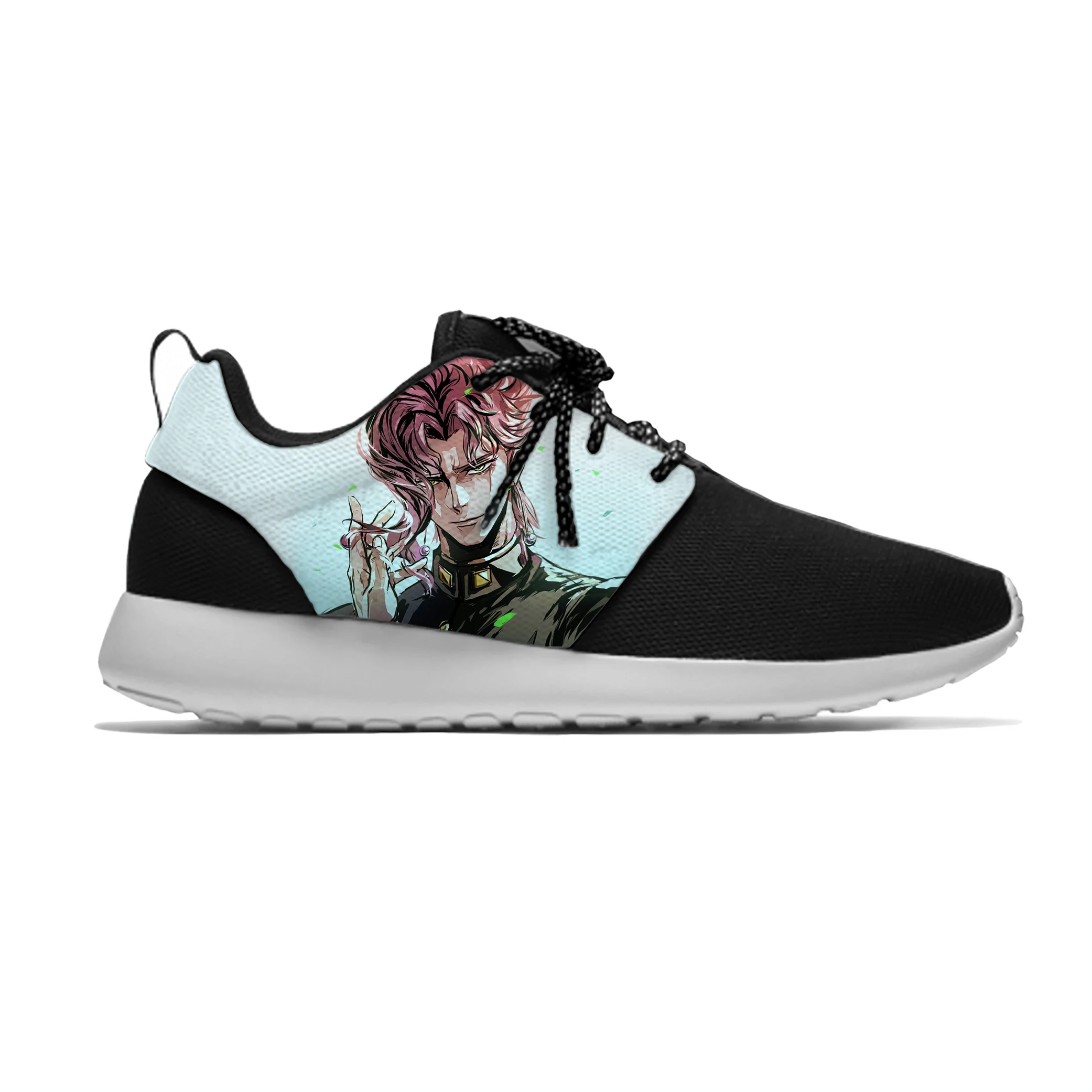 

Кроссовки женские и мужские дышащие, Аниме Манга, невероятные приключения Джоджо, Нориаки Kakyoin, повседневная Легкая спортивная обувь для бега, с 3D принтом