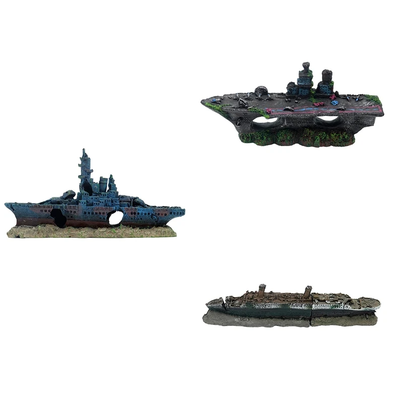 Корабельные украшения для аквариума ландшафтный дизайн изделия из смолы