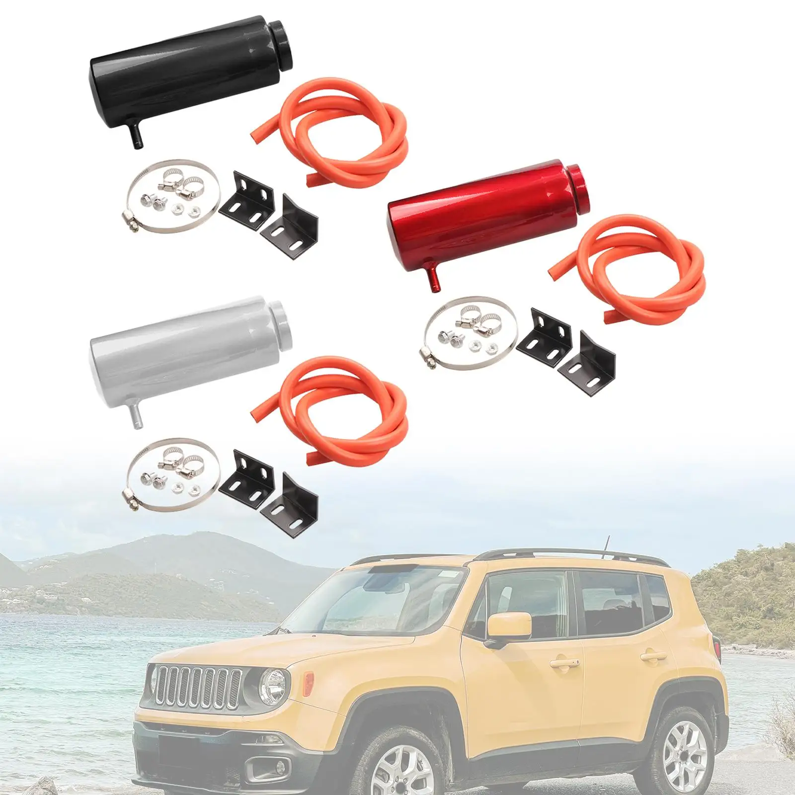 Комплект бака охлаждающей жидкости радиатора автомобиля прочная бутылка