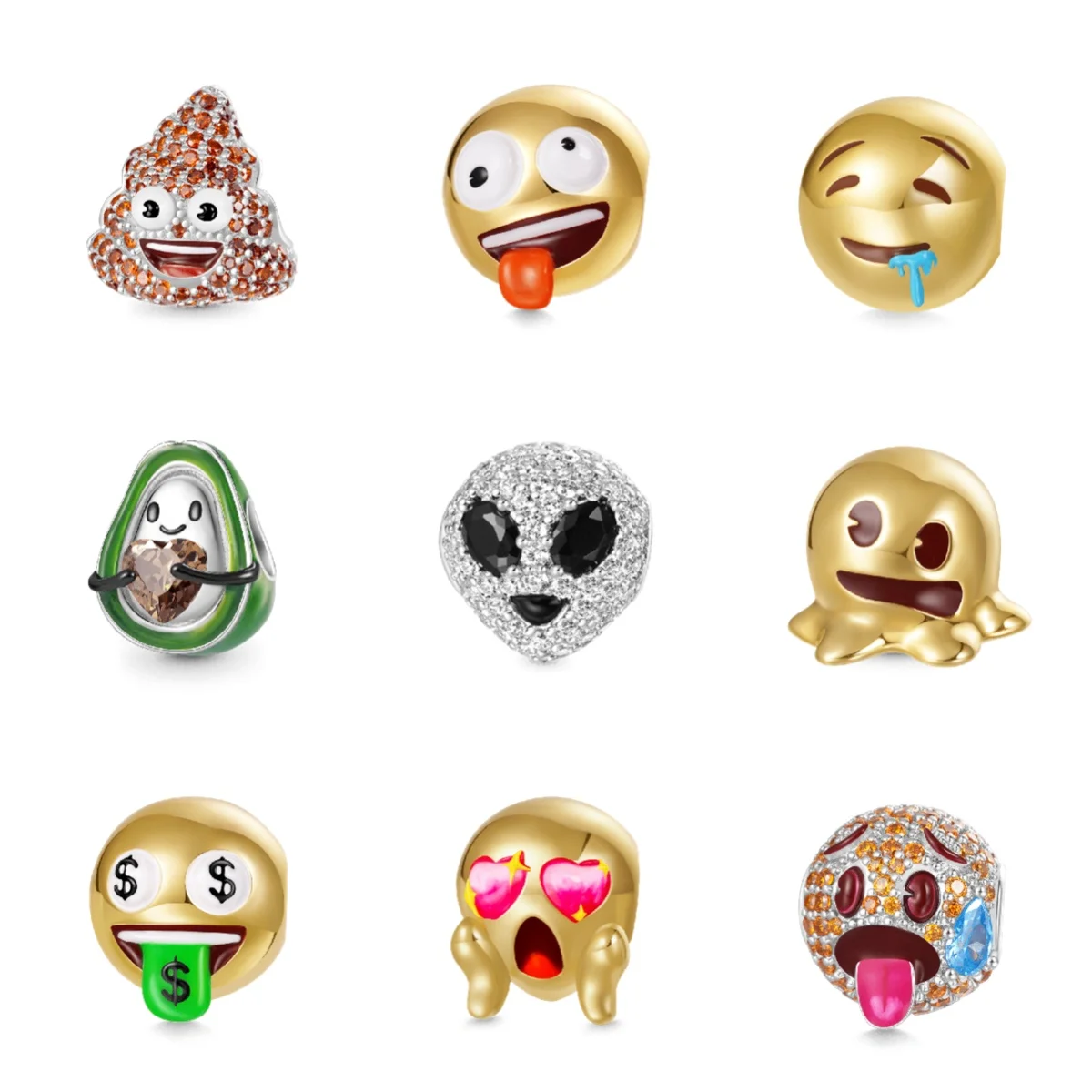 Китайские и западные амулеты подвески из бисера в цифровом стиле модные Jianyue