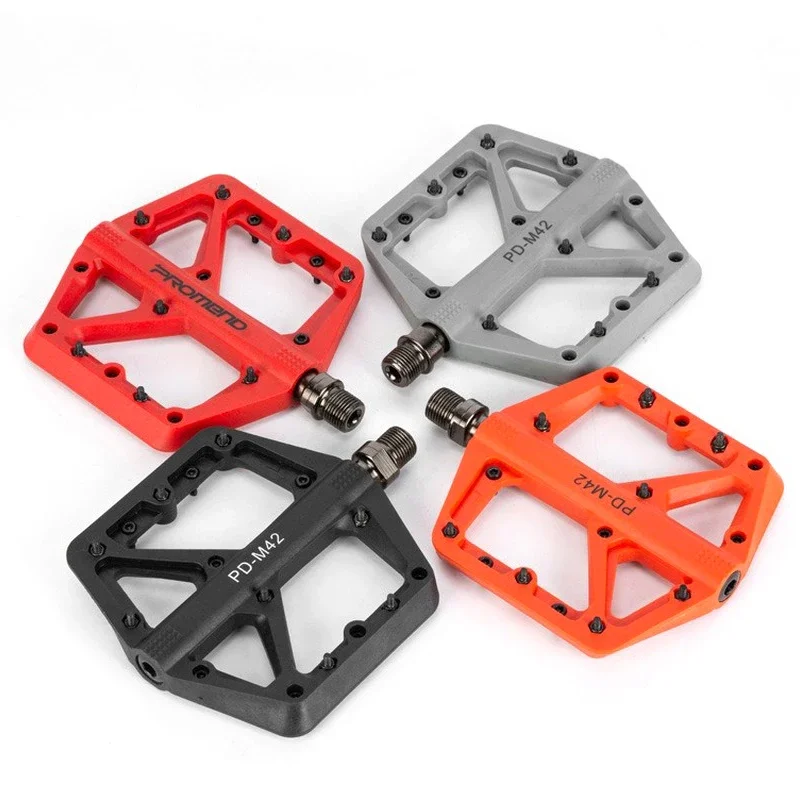 Велосипедные педали PROMEND ультралегкие подшипники с нейлоновой плоской