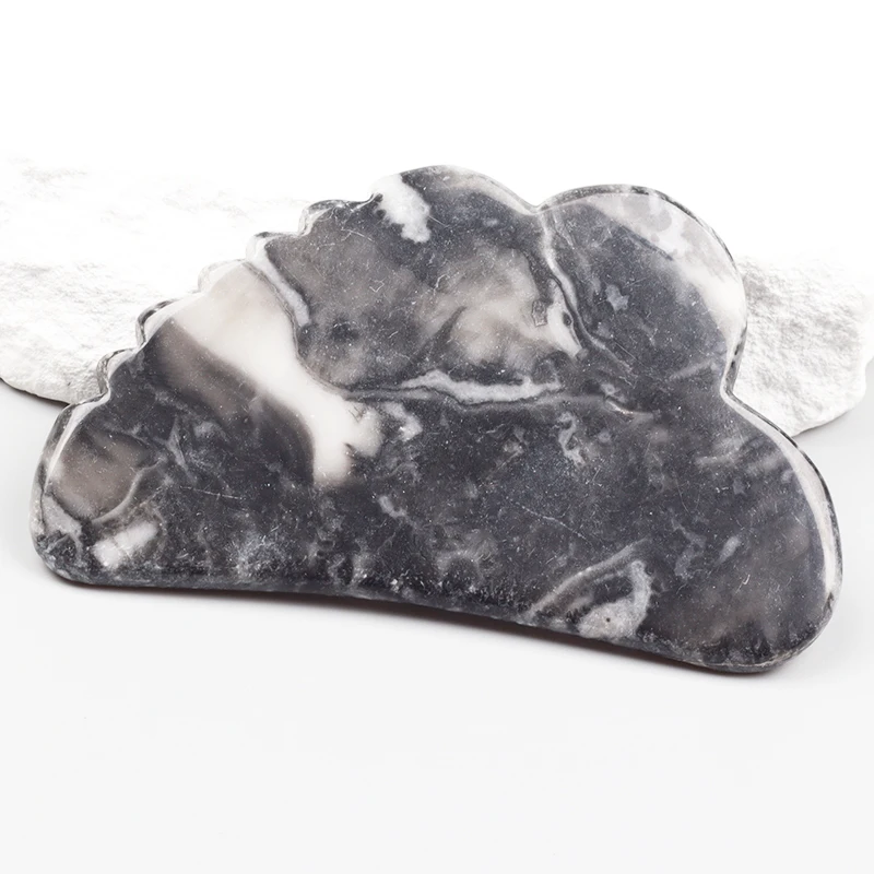 Инструмент Picasso Jasper Gua Sha в форме бабочки массажер для лица натуральный камень