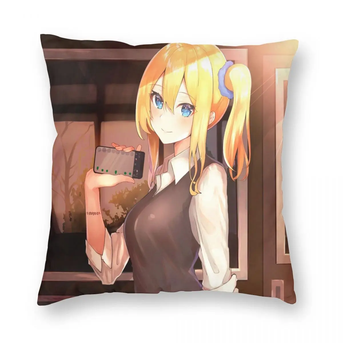 Наволочка Kaguya-Sama Love Is War 13 полиэстер лен бархат креативный Декор на молнии