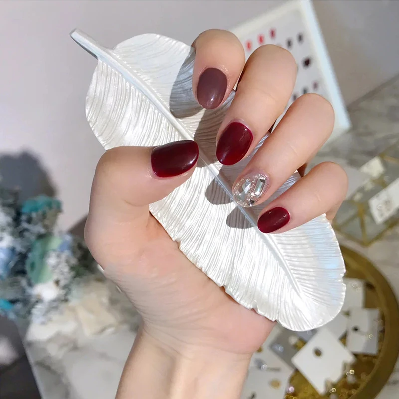 

1pc Nail Art Feather Display Stand Showing Shelf Rose Gold Silver White Display Stand Metal Manicure Salon DIY Accessory Tool