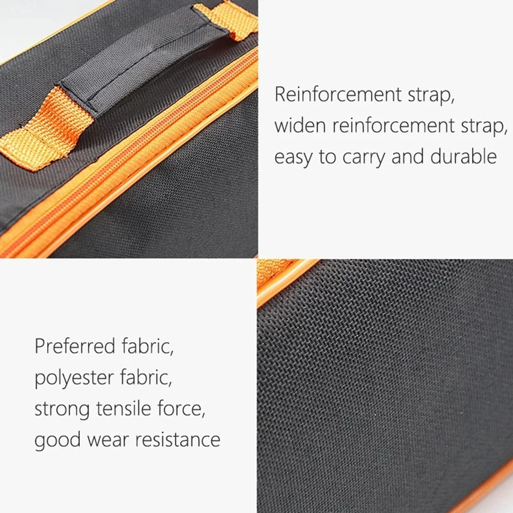 

42*14.5*11cm Vacuum Cleaner Special Storage Bag Black Polyester PVC Chain Closure Storage Case For Storage Thing