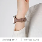 Ремешок из натуральной кожи для Apple Watch, браслет для iWatch series 6 Se 5 4 3 2 1, 42 мм 38 мм 44 мм 40 мм