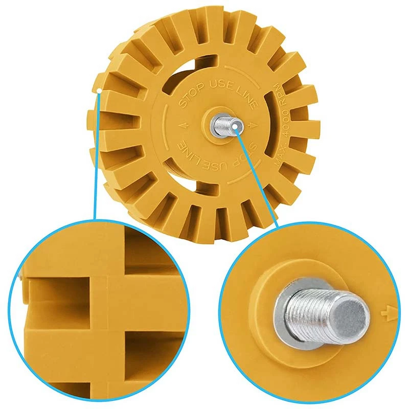 Колесо ластика для удаления наклеек колесо снятия клейких пластиковые лезвия
