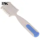 Прочный триммер для стрижки волос Бритва Расческа с лезвием домашний парикмахер инструменты для макияжа для истончения челки длинные красивые аксессуары для стрижки волос