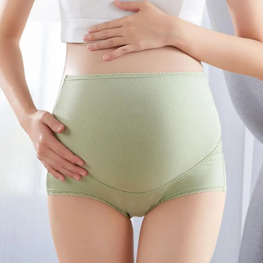 

Trendy Cotton Comfortable No Constraint High Waist Pregnancy Underpants for Women Pregnancy Underpants Maternity Underpants