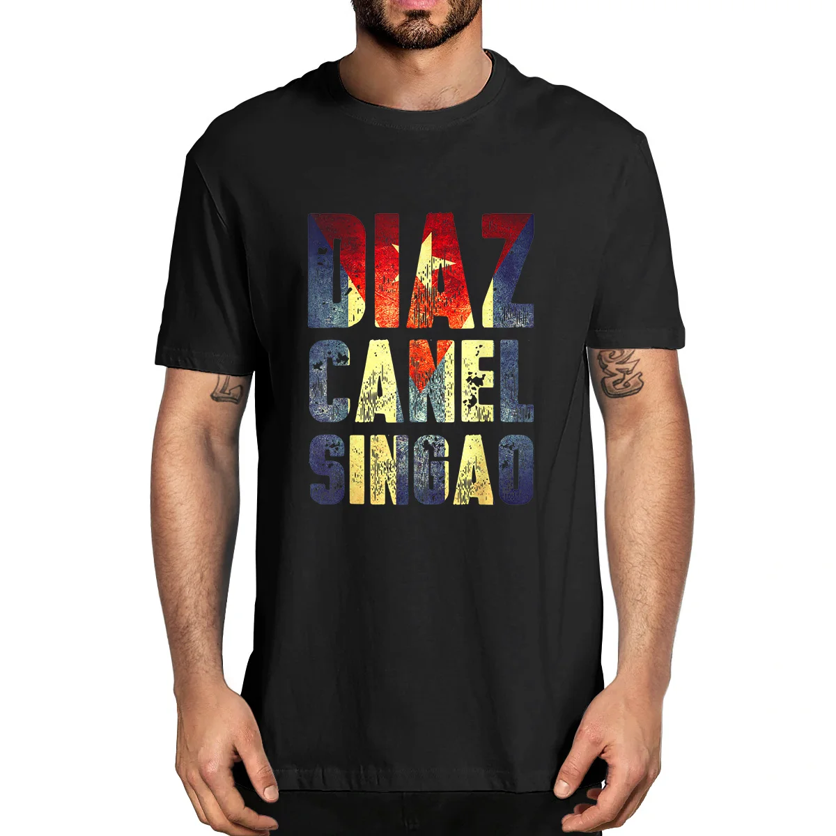 

100% Cotton Cuba Diaz Canel Singao Vintage Libre Free Summer Men's Novelty T-Shirt Women Casual Streetwear EU Size Soft Tee
