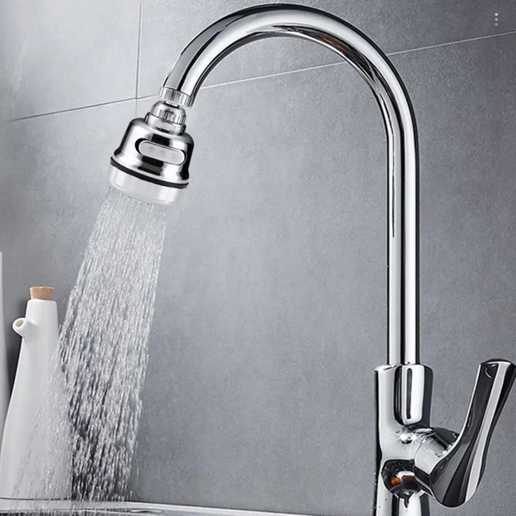 

High Pressure Kitchen Faucet Extender Rotatable Faucet Aerator Water Saving Tap Nozzle Adapter Bathroom Sink Accessories