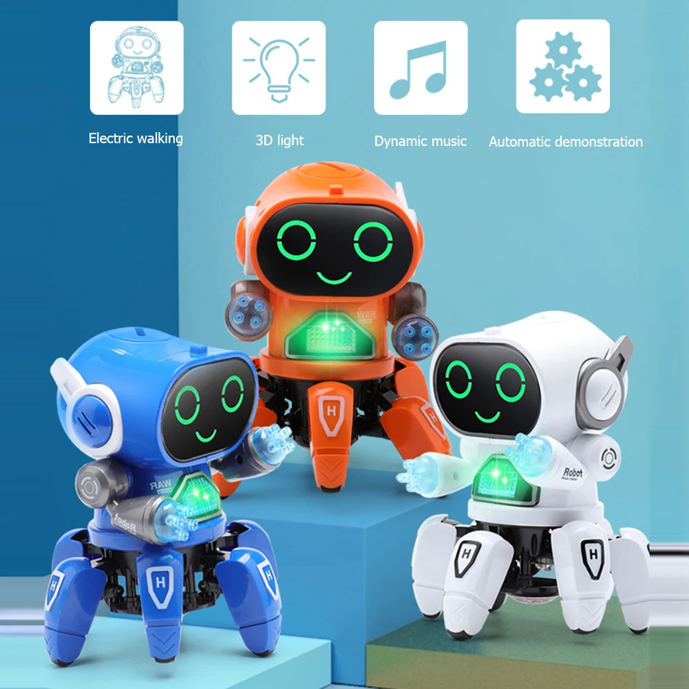 

Умный робот, 6 когтей, беспроводной пульт дистанционного управления, детские игрушки, Интеллектуальный говорящий танцевальный робот, игруш...