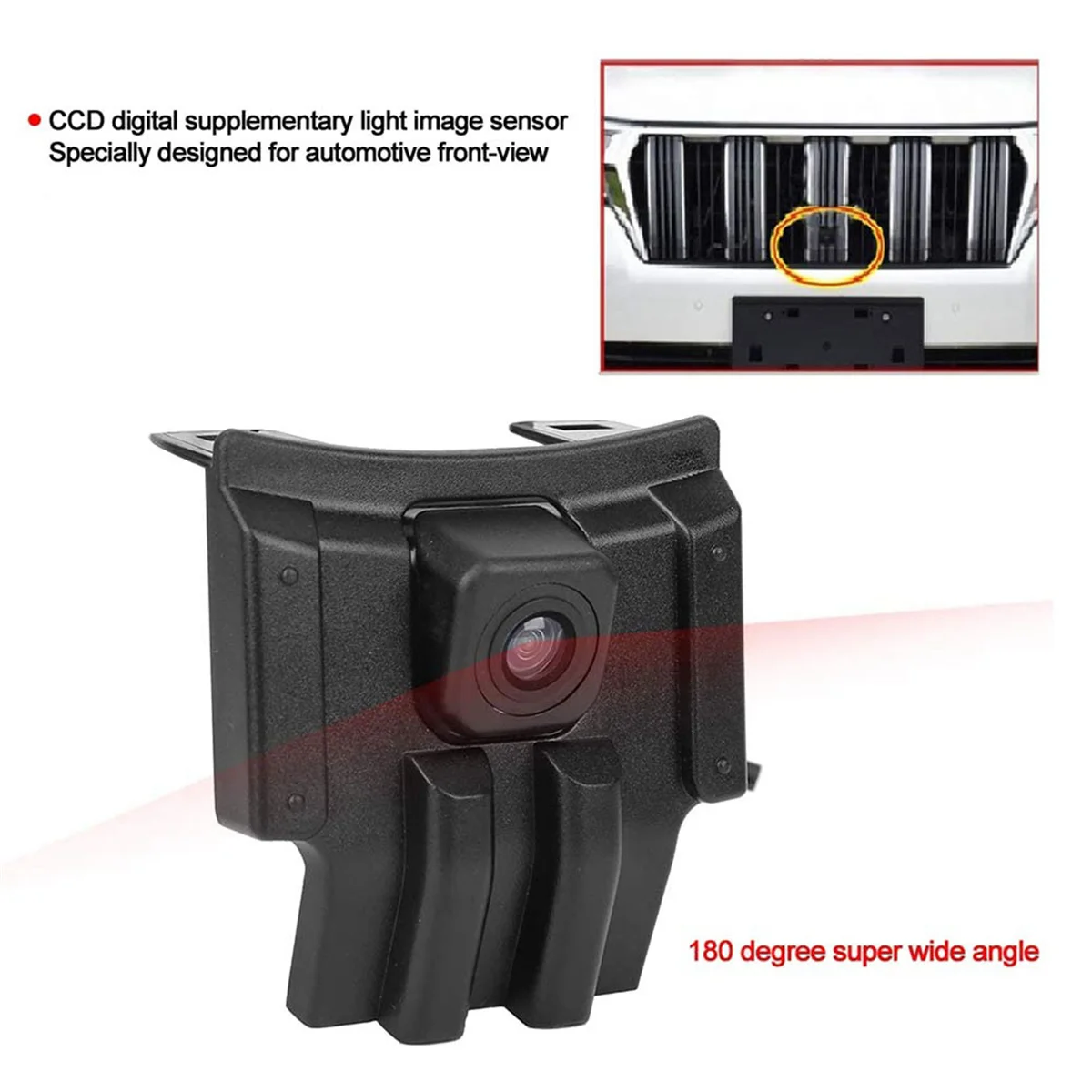 Автомобильная камера переднего вида для Toyota Land Cruiser Prado 150 J150 LC150 облегчающая 2018