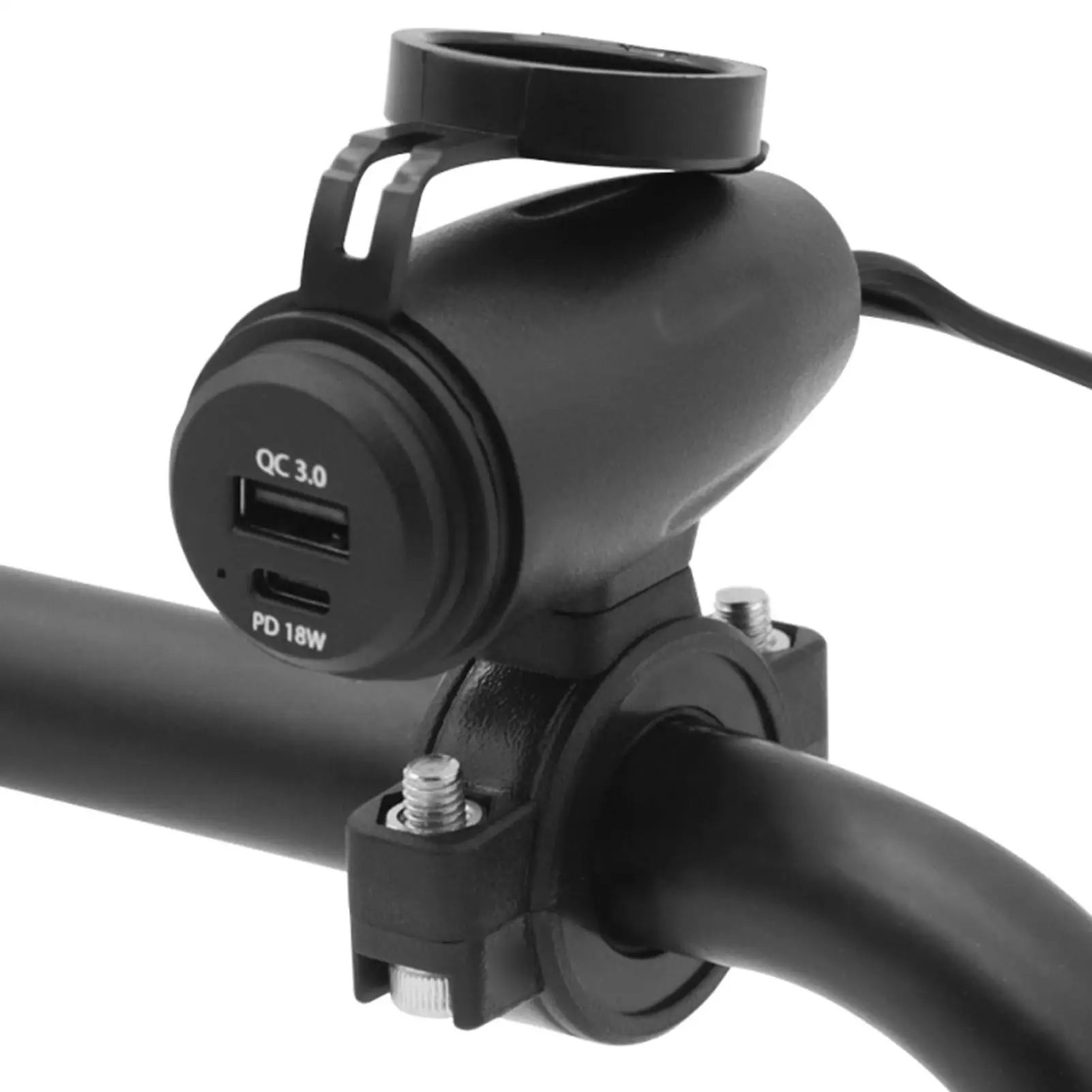 Зарядное устройство для телефона на мотоцикле 10-30 В постоянного тока 2 в 1 QC 3 0 PD 18