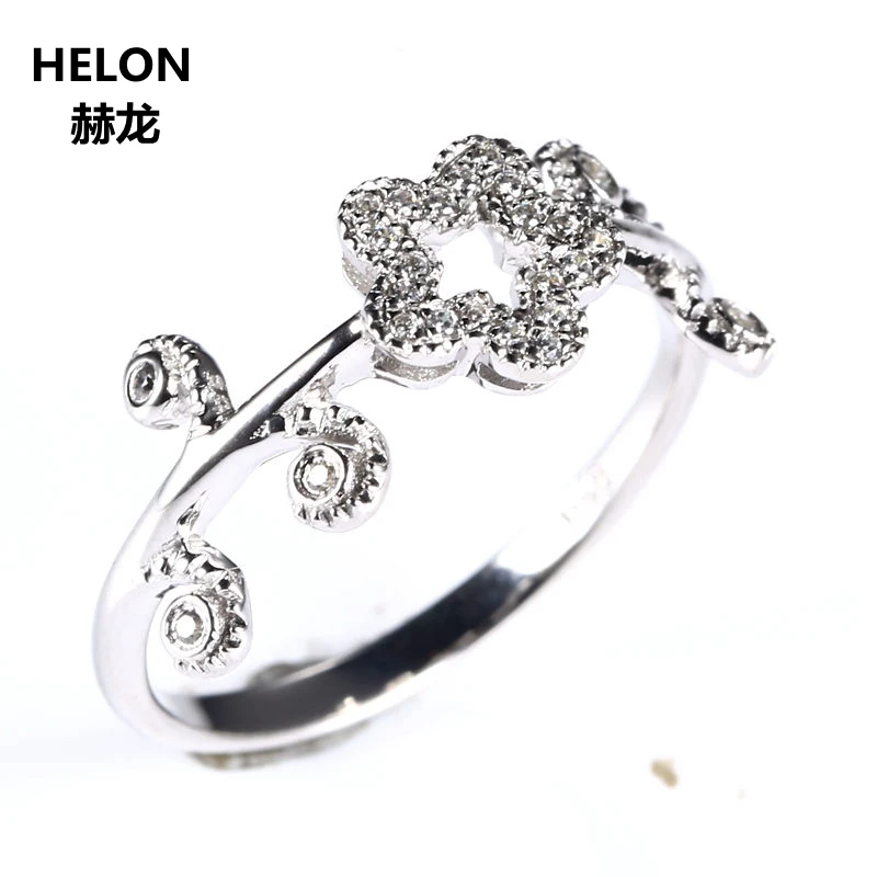 Женское Обручальное кольцо из серебра 925 пробы с фианитом