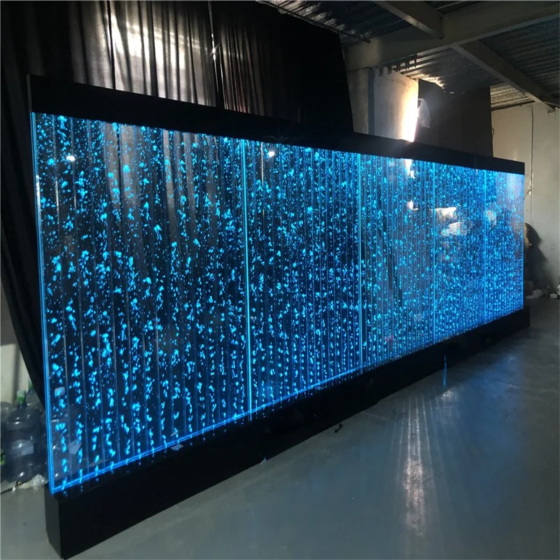 

Large-scale water curtain wall water bubble wall acrylic water dance screen creative porch fish tank partition
