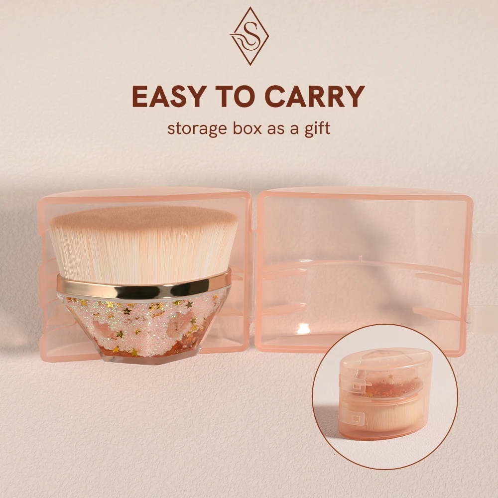 Мисс Салли Магическая Кисть для макияжа с жидкой блестящей ручкой высокое