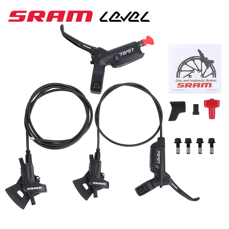 

SRAM LEVEL Hydraulic Disc Brake double piston Left Front 800MM Right Rear 1500mm/1550mm Hydraulic Brake set for MTB bike