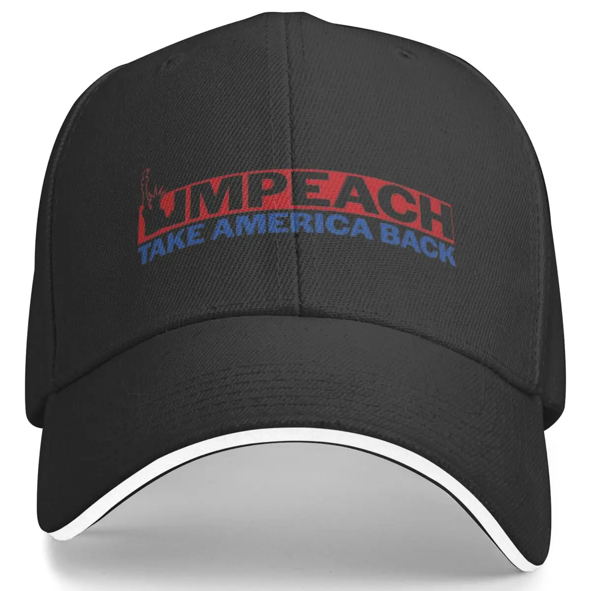 Импич Трамп — возьмите Америку! Бейсболка для бега в стиле хиппи регулируемая