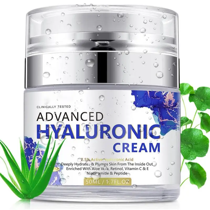 

Advanced Hyaluronic Acid Cream Anti Wrinkle Anti Aging Skin Firming Moisturizer Plump Radiant Moisturizing Face Cream Skin Care
