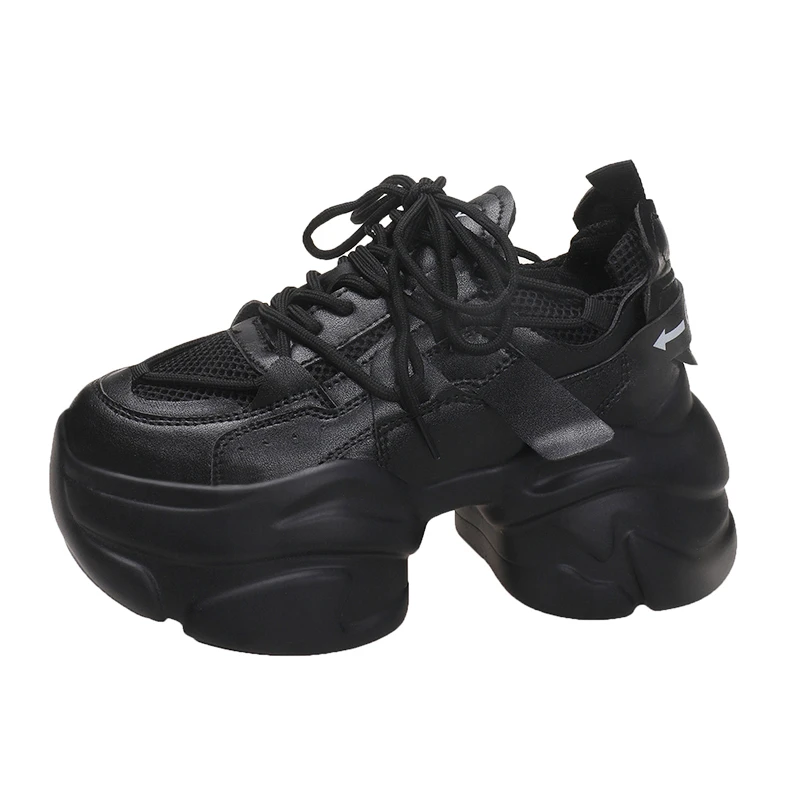 

Summer Sneakers Women Vulcanized Shoes Fashion Breathable Thick Sole Ladies Trainers Platform Women Chunky Sneakers Basket Femme
