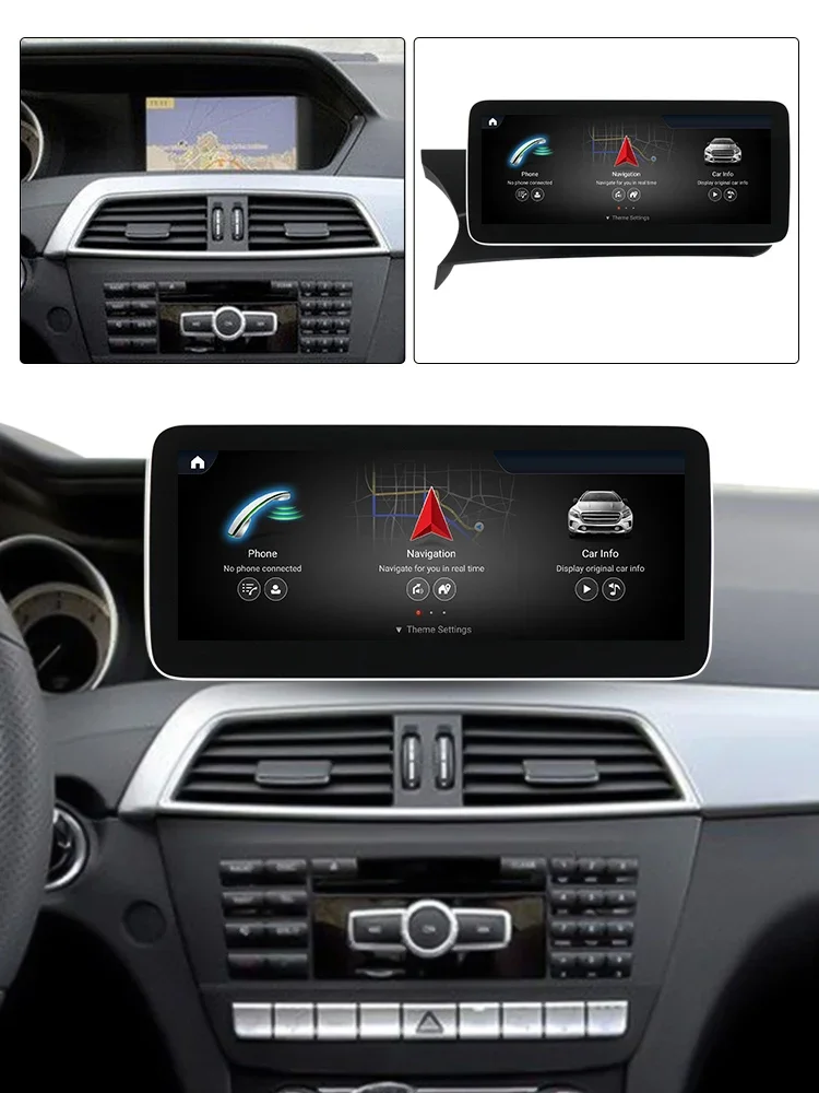 GLC W204 W205 C180 C200 C220 C300 S204 Автомобильный радиоприемник Android DVD-плеер Навигация для