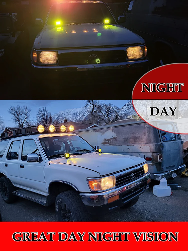 Led Комбо свет бар вождения работы капсулы противотуманные лампы 3000K 18W 36W 12V 24V для