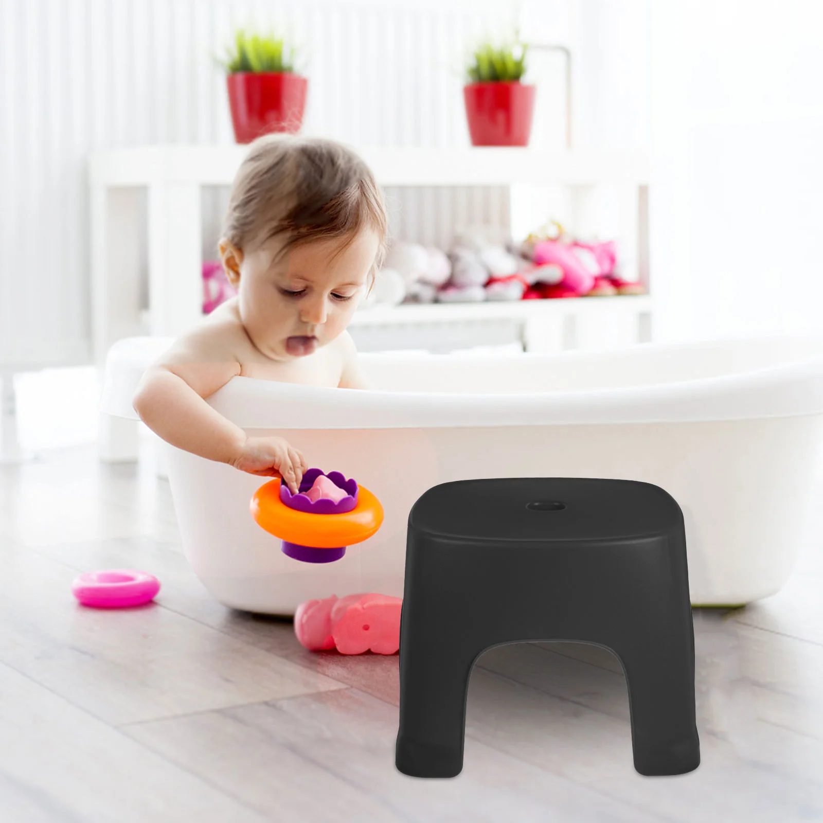 

Foot Stool Plastic Step Stool Bathroom Stepping Foot Stool Toilet Step Stool