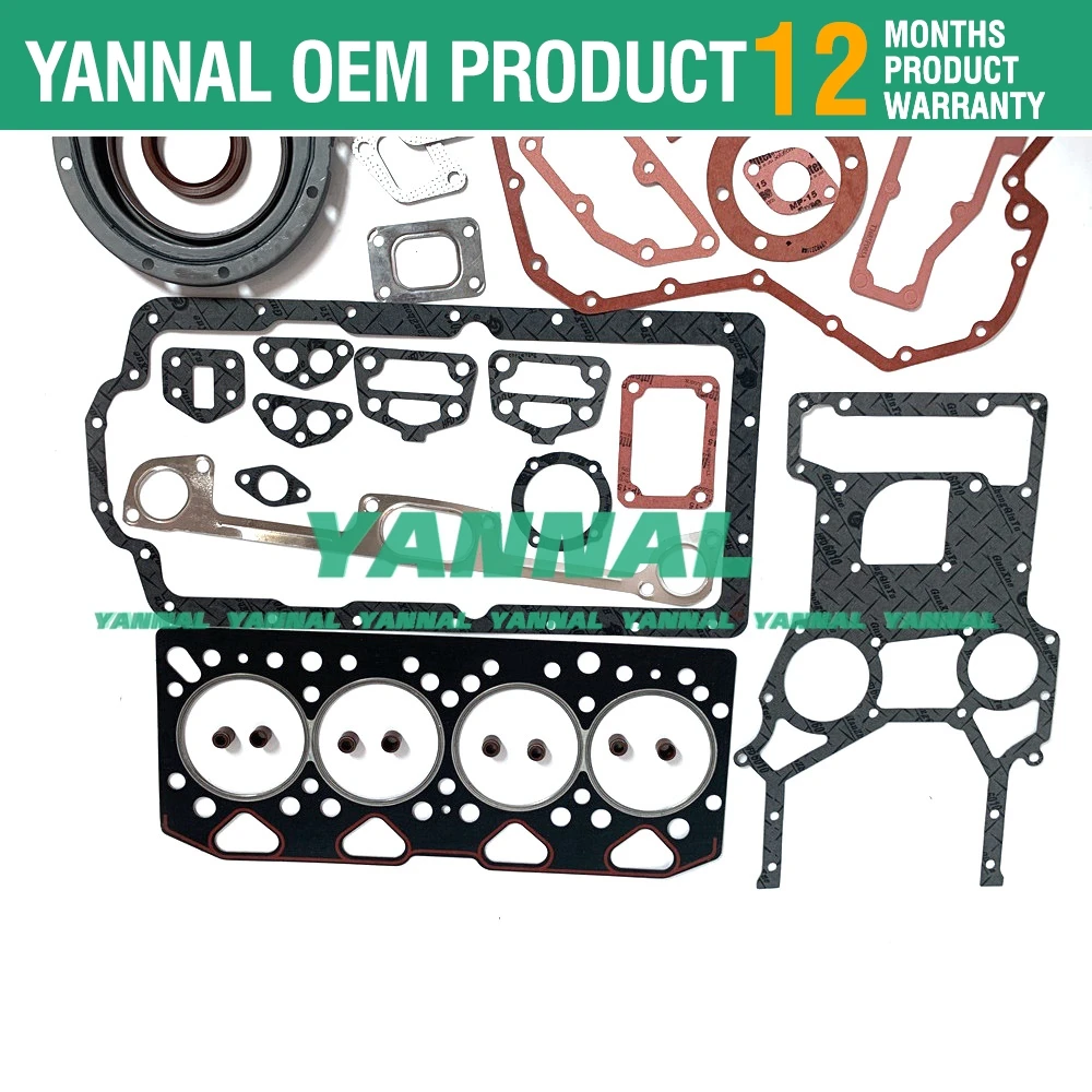 ДЛЯ PERKINS 1004 1004.4T 1004-4 Полный комплект прокладок для капитального ремонта подходит