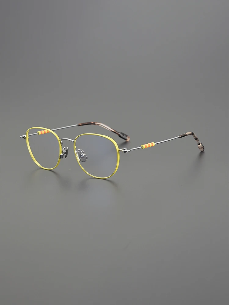 Оправа для очков нишевая Ультралегкая титановая модная простая квадратная