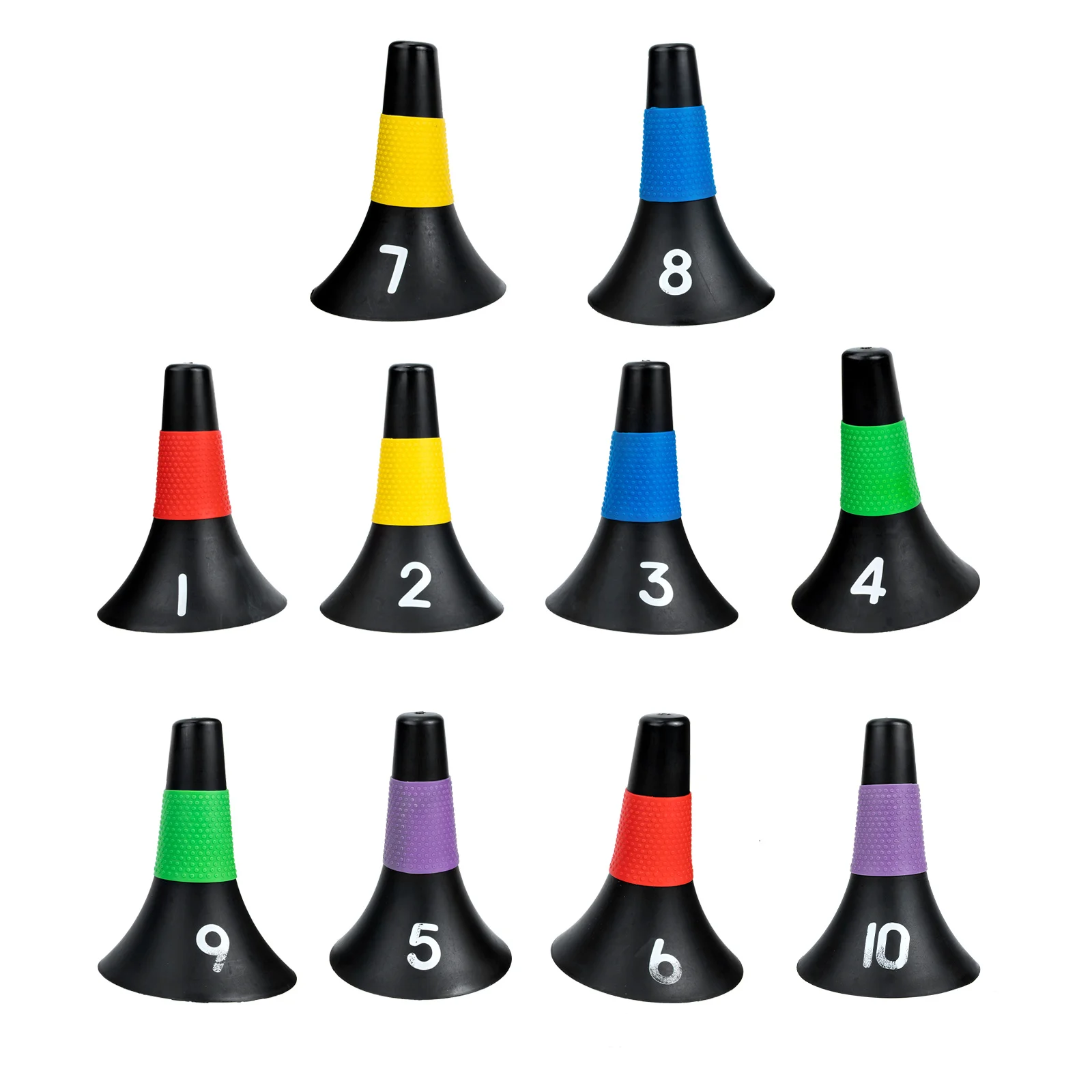 

Plastic Horn Shaped Marker Bucket Training Football Cones Tools Roadblock Sign Obstacle