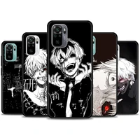 tokyo ghoul anime kaneki ken phone case for redmi 10 9 9a 9c 9i k20 k30 k40 case plus note 10 11 pro soft silicone