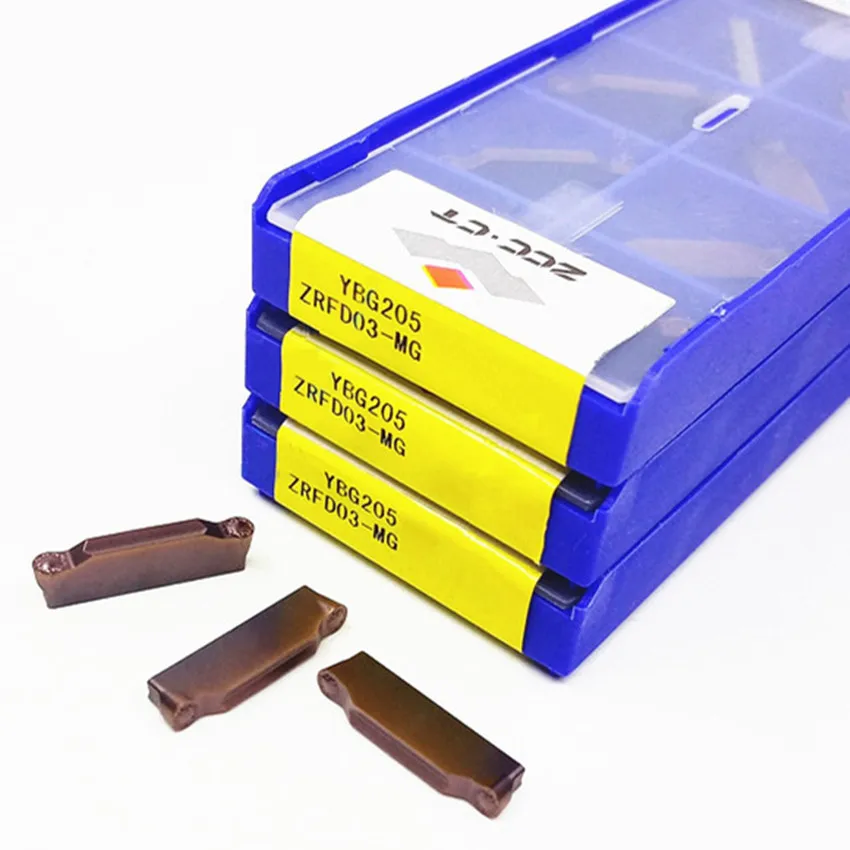 ZRFD03-MG YBG205/ZRGD04-MG YBG205/ZRHD05-MG YBG205 ZCC.CT CNC carbide Profiling turning inserts For Stainless steel 10pcs/box