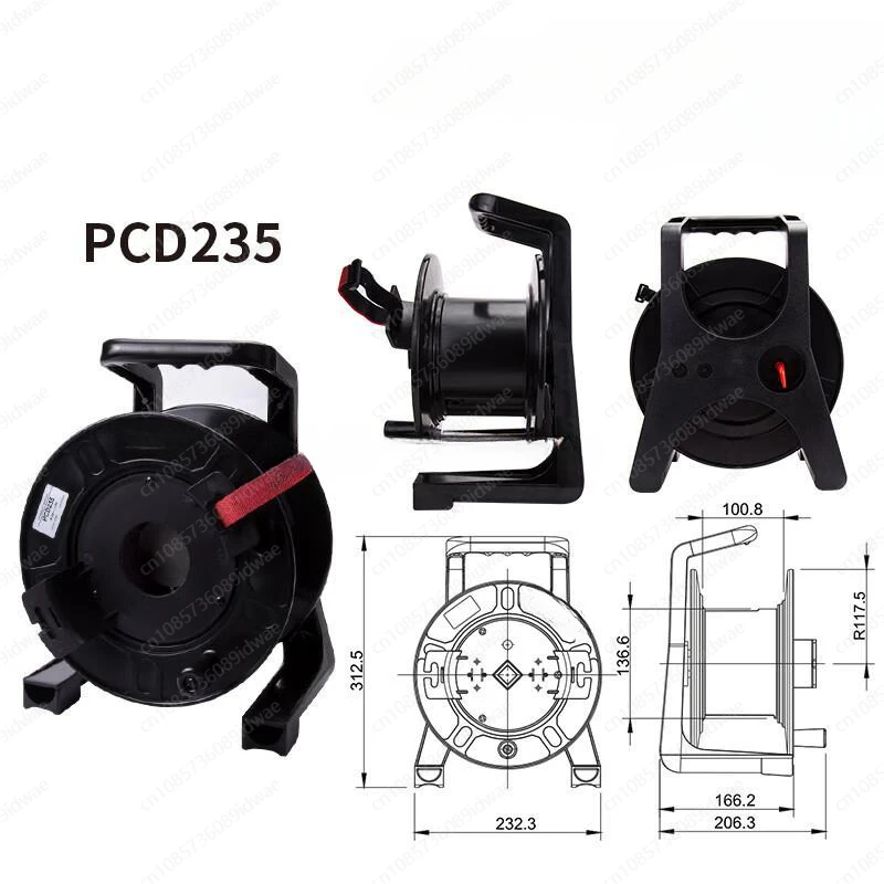 PCD235 мобильный катушка пустой диск выдвижной кабель пластиковый I-wheel сетевой