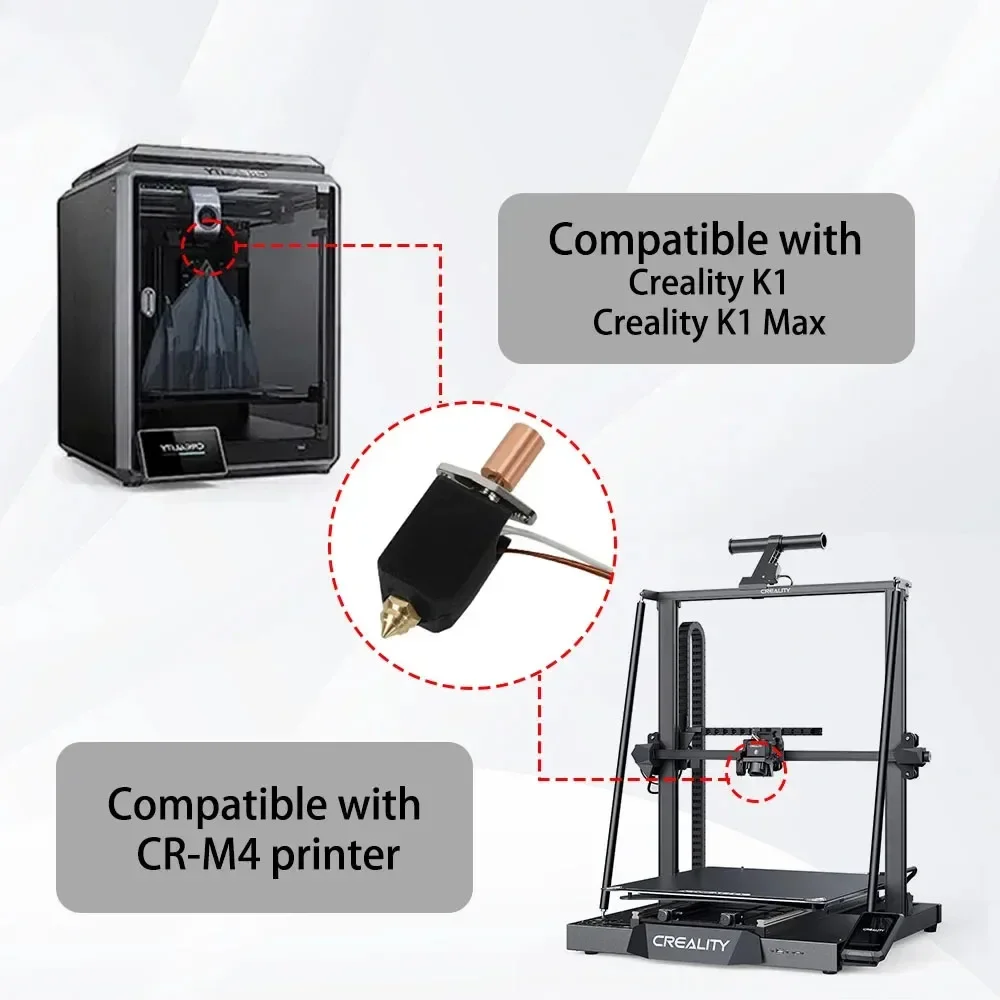 Для Creality K1 K1Max CR-M4 Модернизированный комплект Hotend Комплект керамического