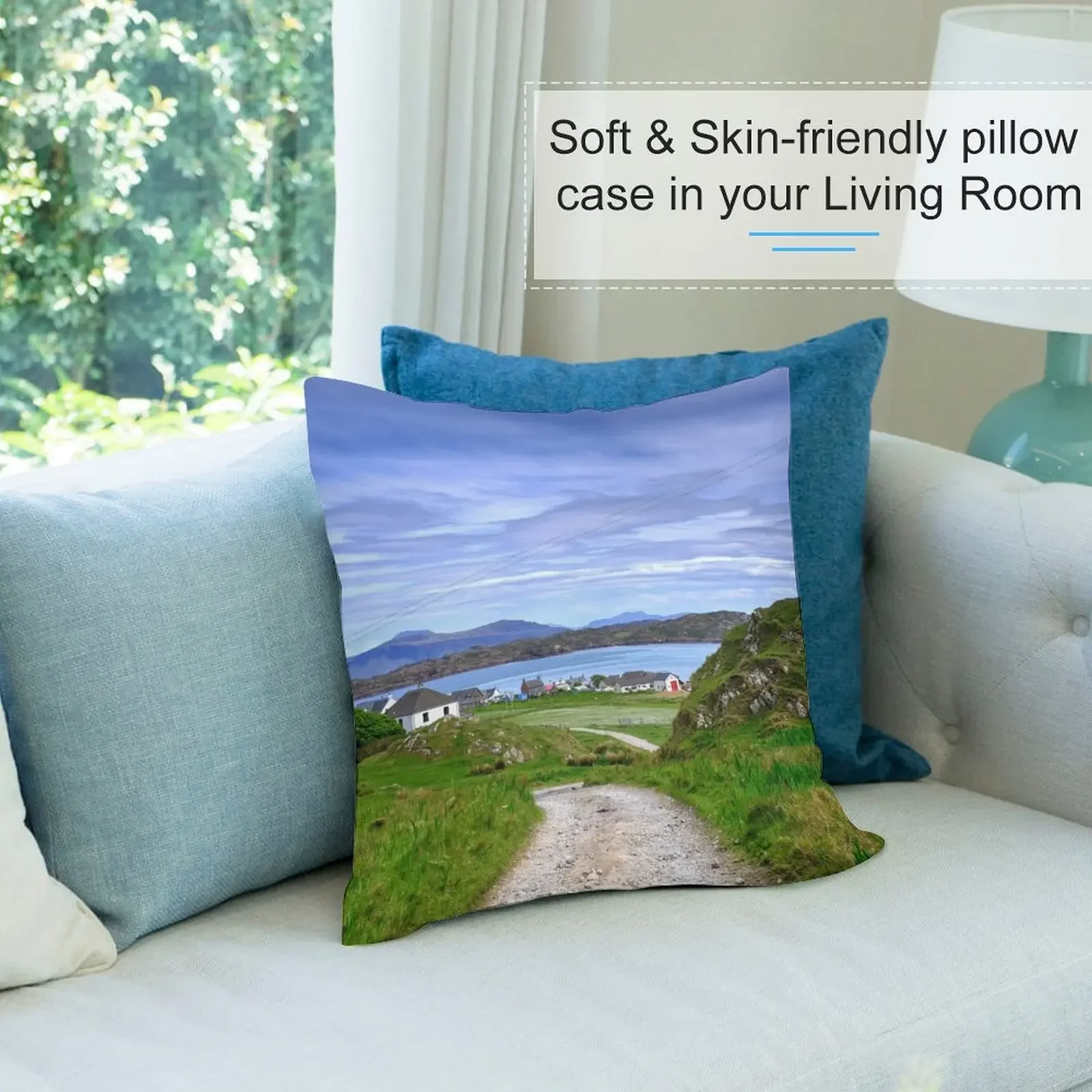 Baile Mor Isle of Iona Inner Hebrides Scotland Декоративные наволочки для подушек