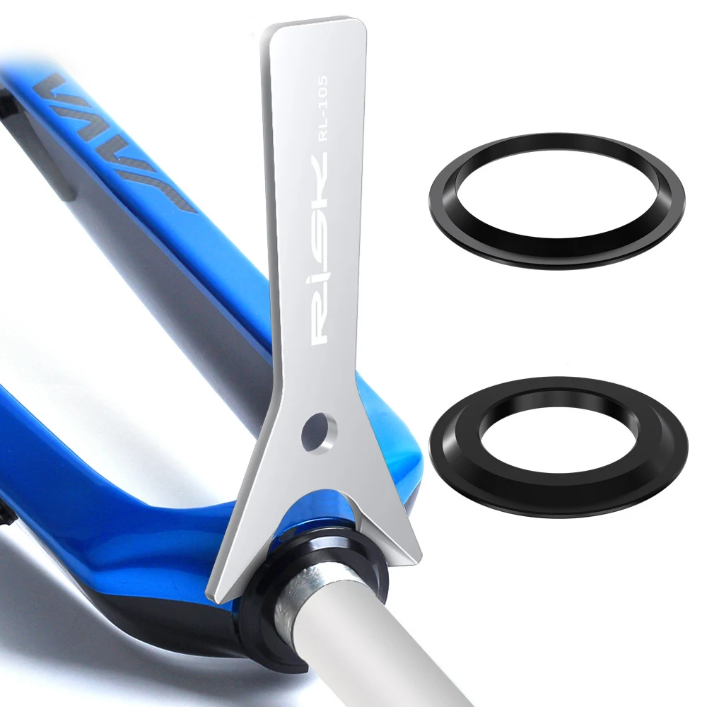 

Bike Headset Base Spacer Wrench Bicycle Headset Crown Race Removal Tool 1-1/2" Taper Fork and 1-1/8" 28.6mm Straight Fork