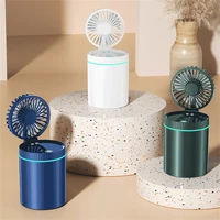 mini water spray fan mist rechargeable adjustable home dorm desktop power off humidifier outdoor sports picnic cooling