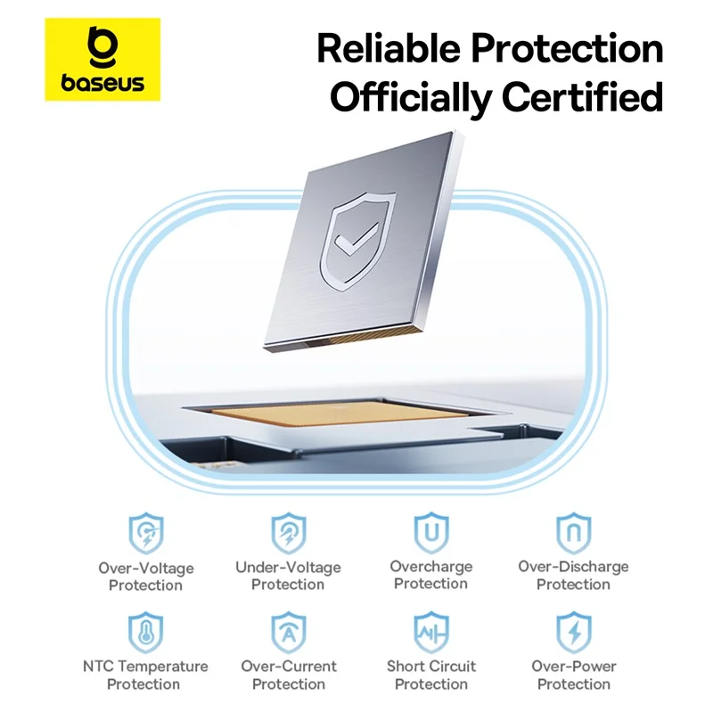 Baseus Picogo Power Bank 45 Вт 10000 мАч супер мини-портативный аккумулятор интеллектуальный