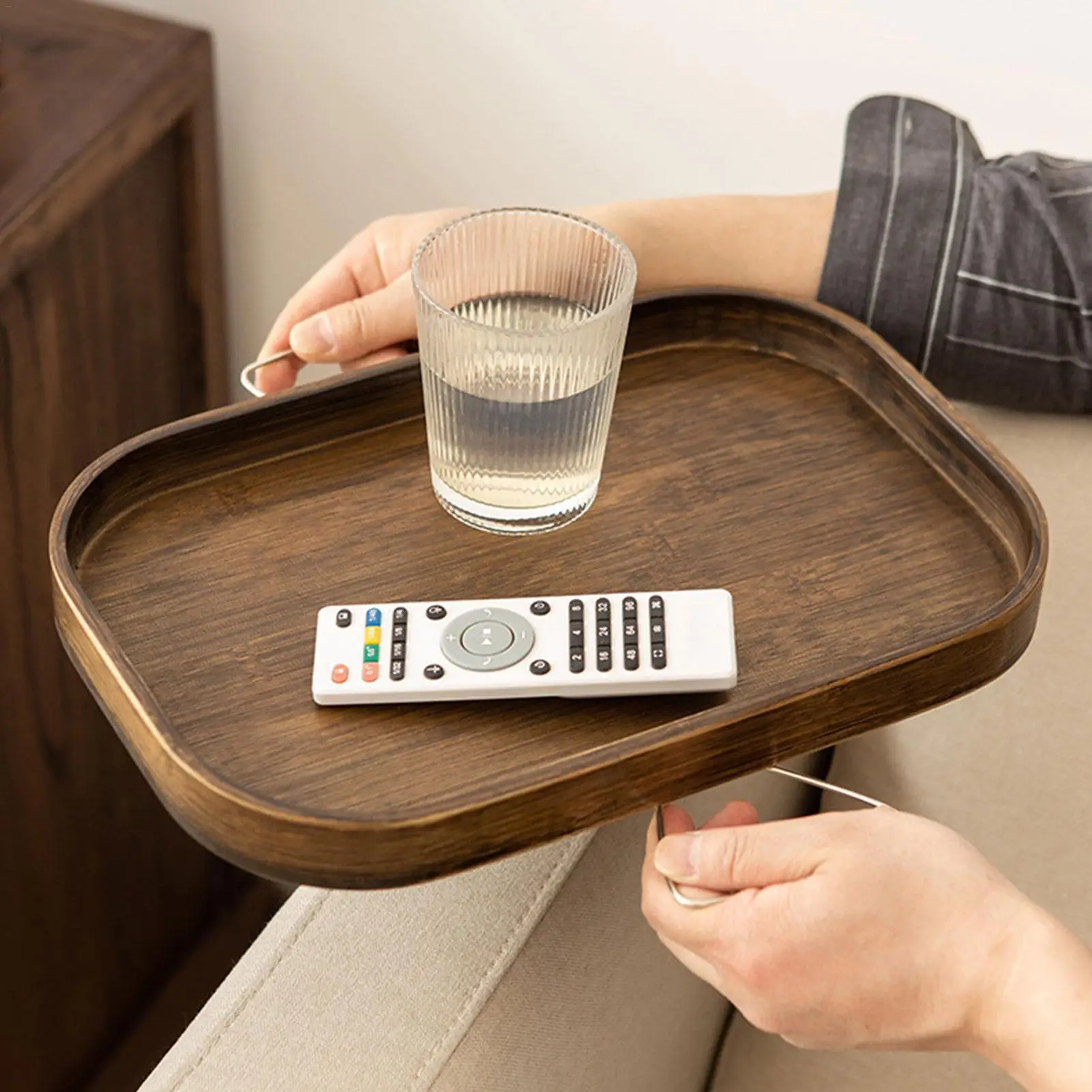 

Sofa Armrest Clip Table Tray | Foldable Couch Tray For Wide Couches | Wooden Couch Arm Tray Sofa Tables, TV Table, Side