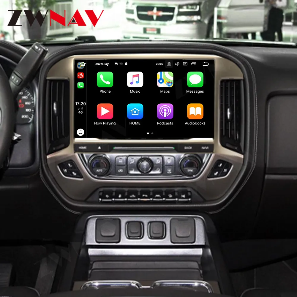 

Car Radio For Chevrolet Tahoe Silverado GMC Yukon 2014-2019 Android 10 Screen Multimedia Player Video GPS Head Unit Audio Stereo