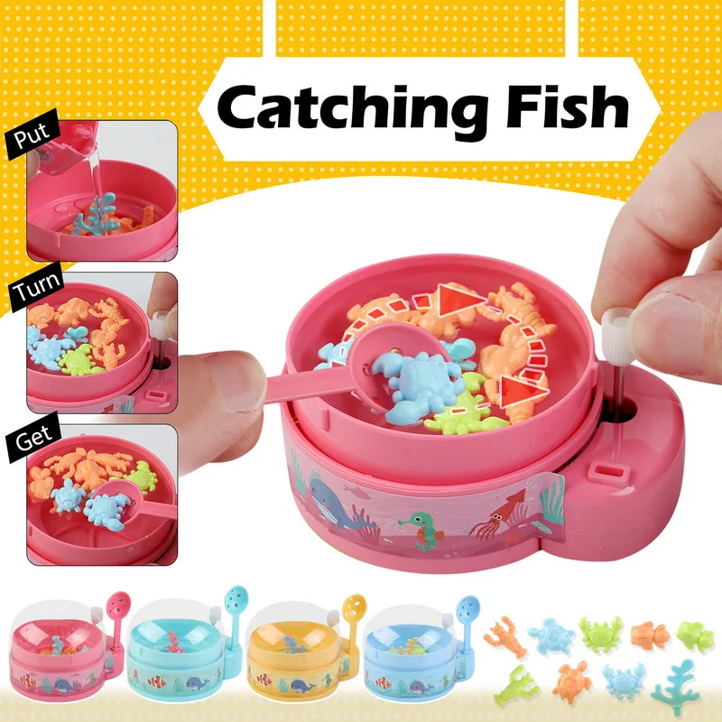 

Mini Claw Machine Children's Toys Fish And Dinosaur Grabbing Machine Capsule Grabbing Grabbing Capsule Machine Interactive Toys