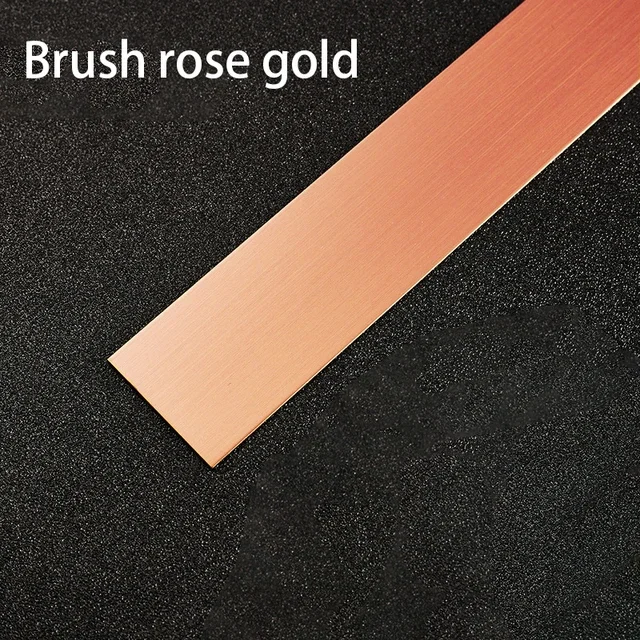 

5 м/рулон, плоские декоративные линии из нержавеющей стали, серебро, титан, золото, фон, самоклеящаяся наклейка на стену, потолок, край полосы